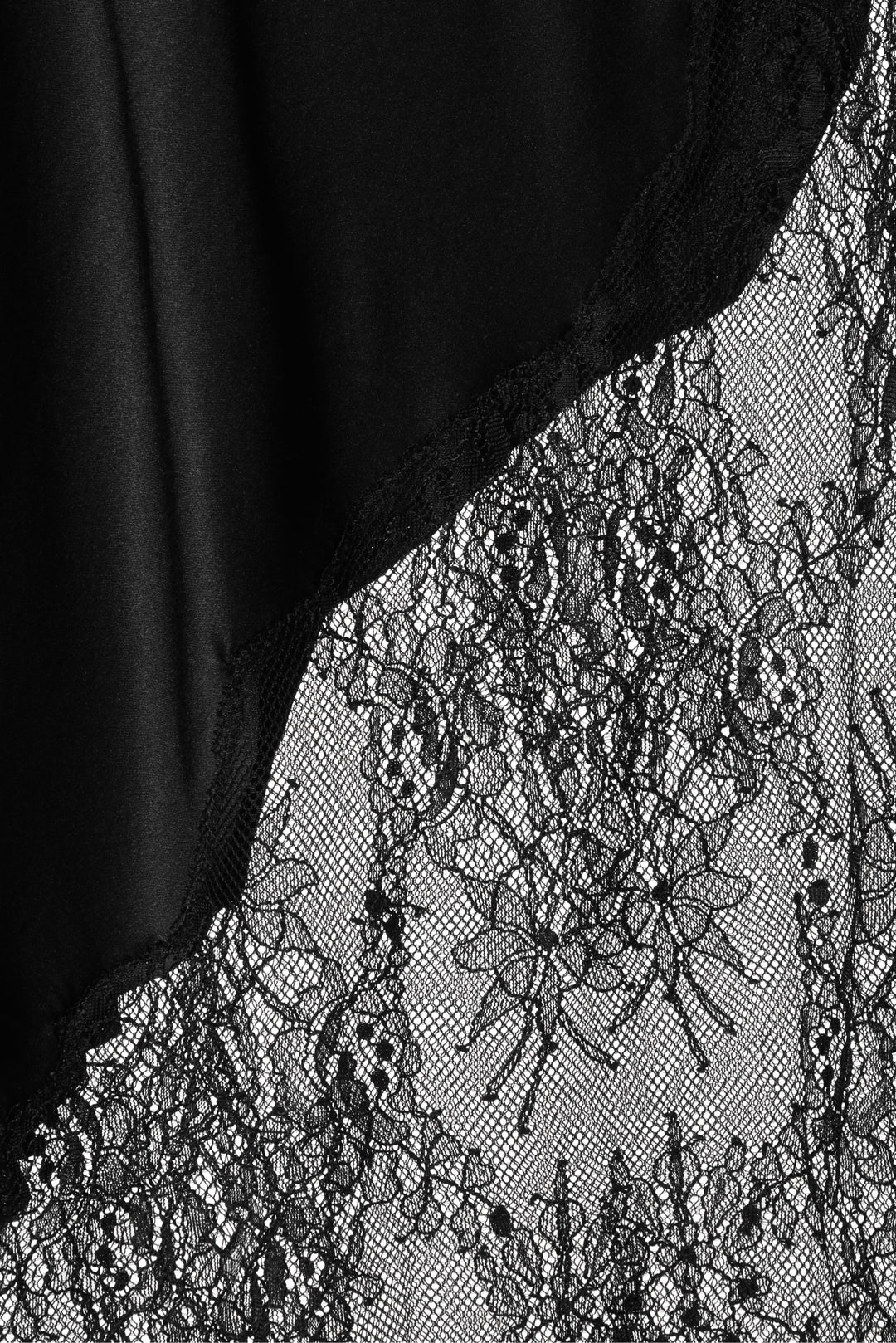 Fleur de Mal Size S Lace Silk Midi Skirt
