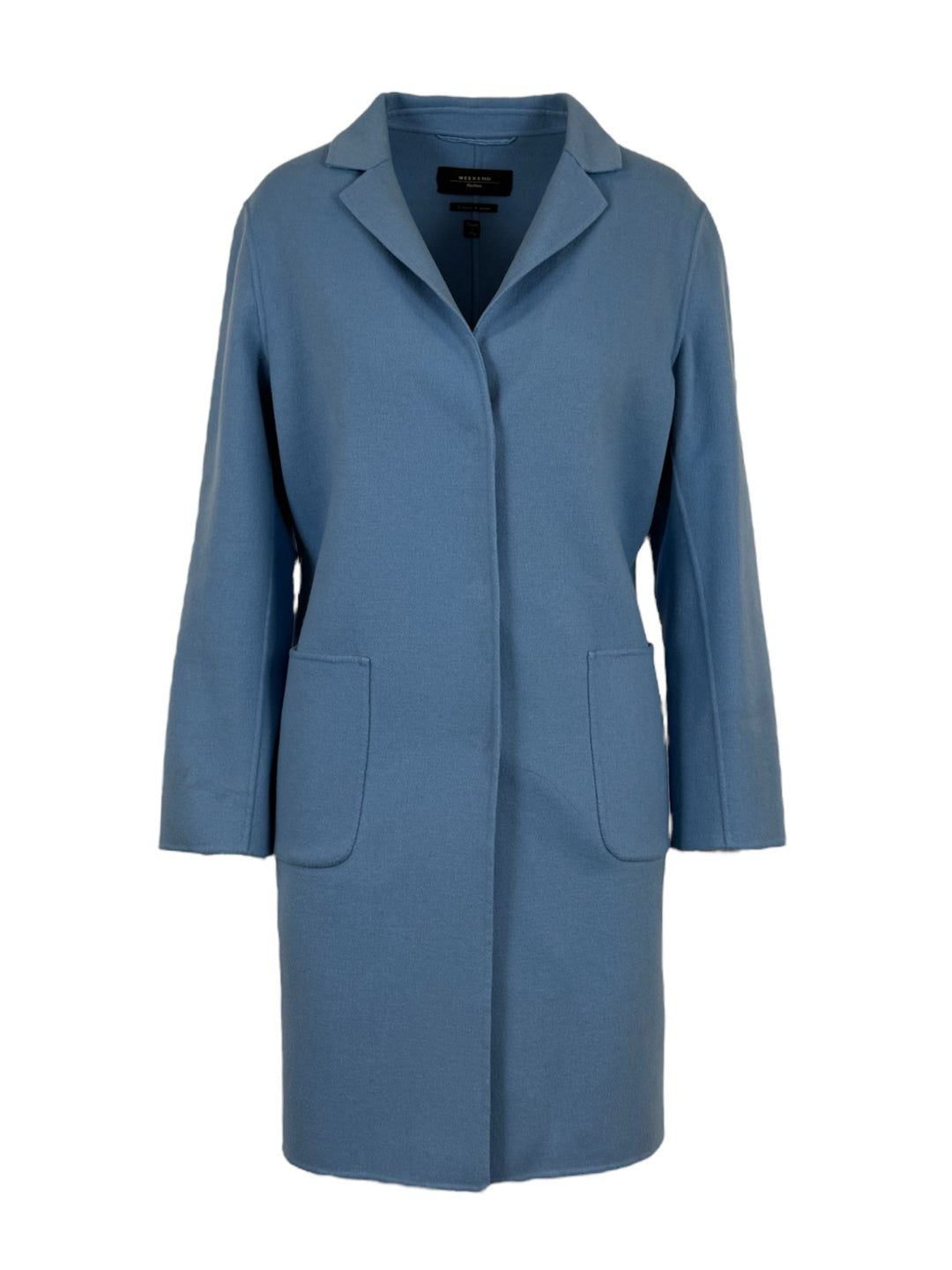 Weekend Max Mara Size 10 Button-Up Wool Coat