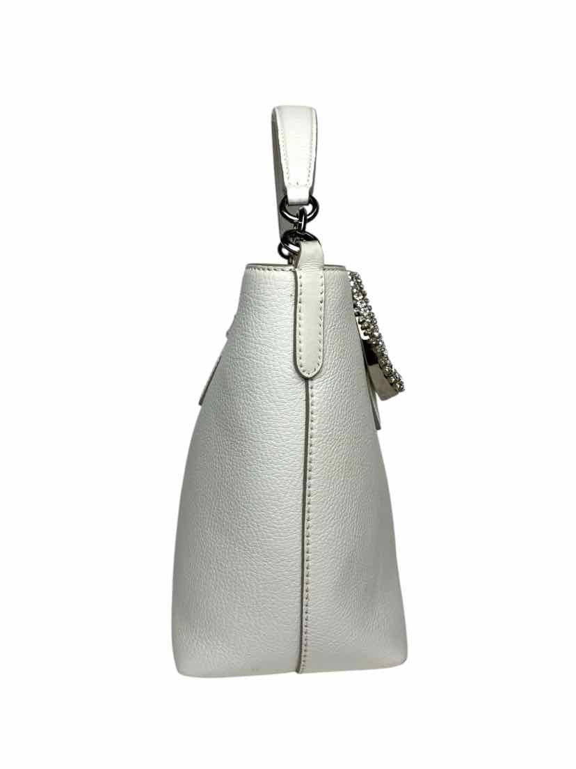 Jimmy Choo Madeline Crystal Embellished Bucket Bag