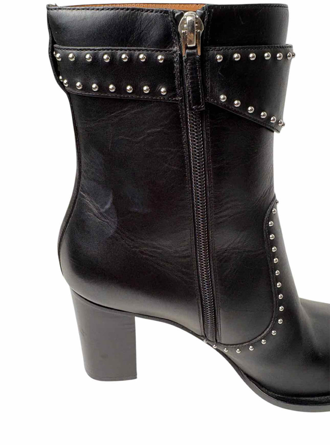 Givenchy Size 39.5 Elegant  Studded Leather Ankle Boots