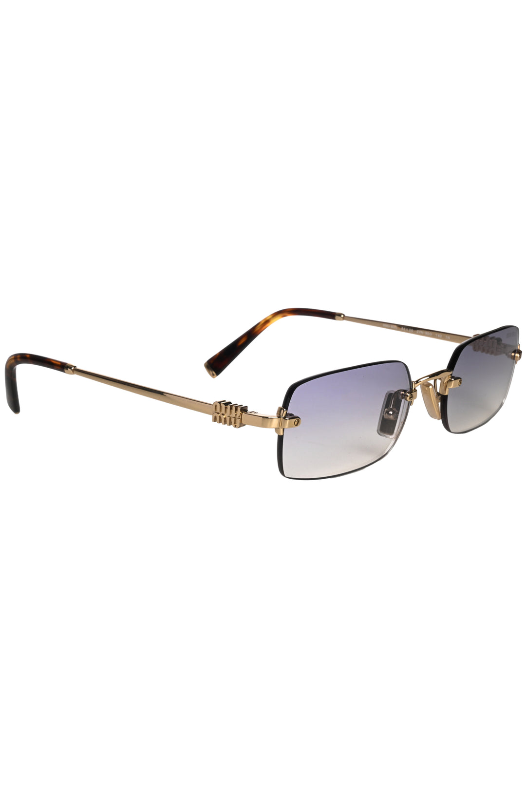 Miu Miu Square Rimless Sunglasses