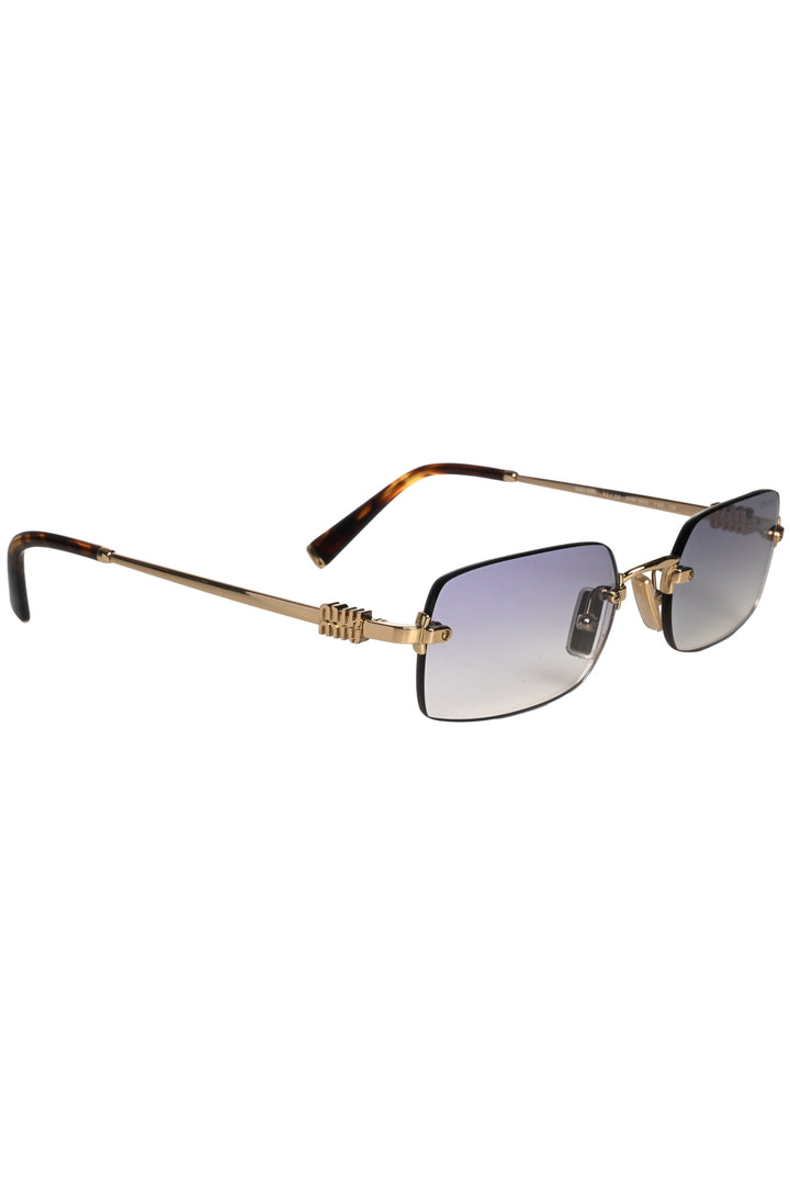 Miu Miu Square Rimless Sunglasses