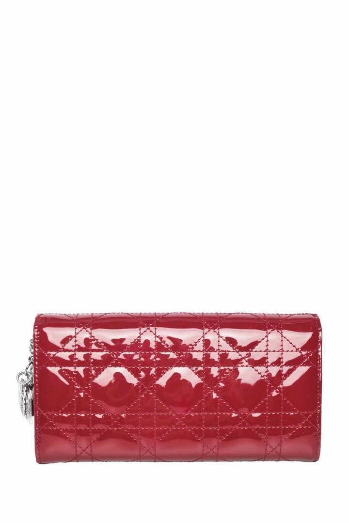Dior 2016 Lady Dior Rendezvous Cannage Wallet on Chain