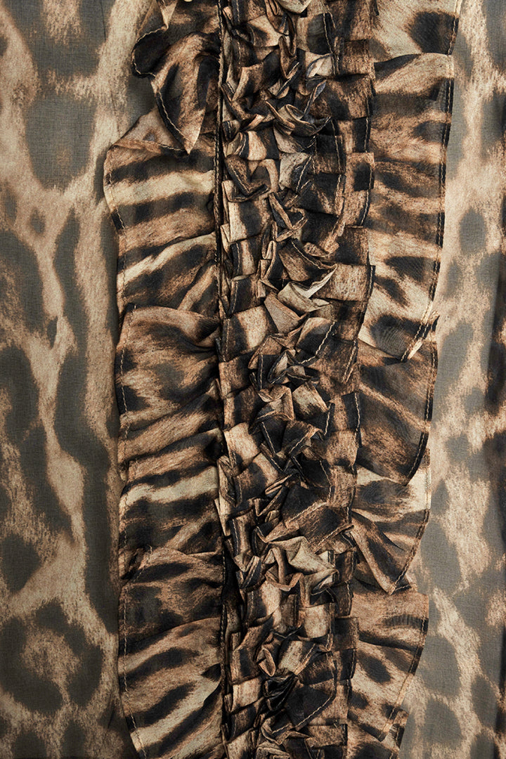 R13 Size M Drop Neck Tuxedo Shirt