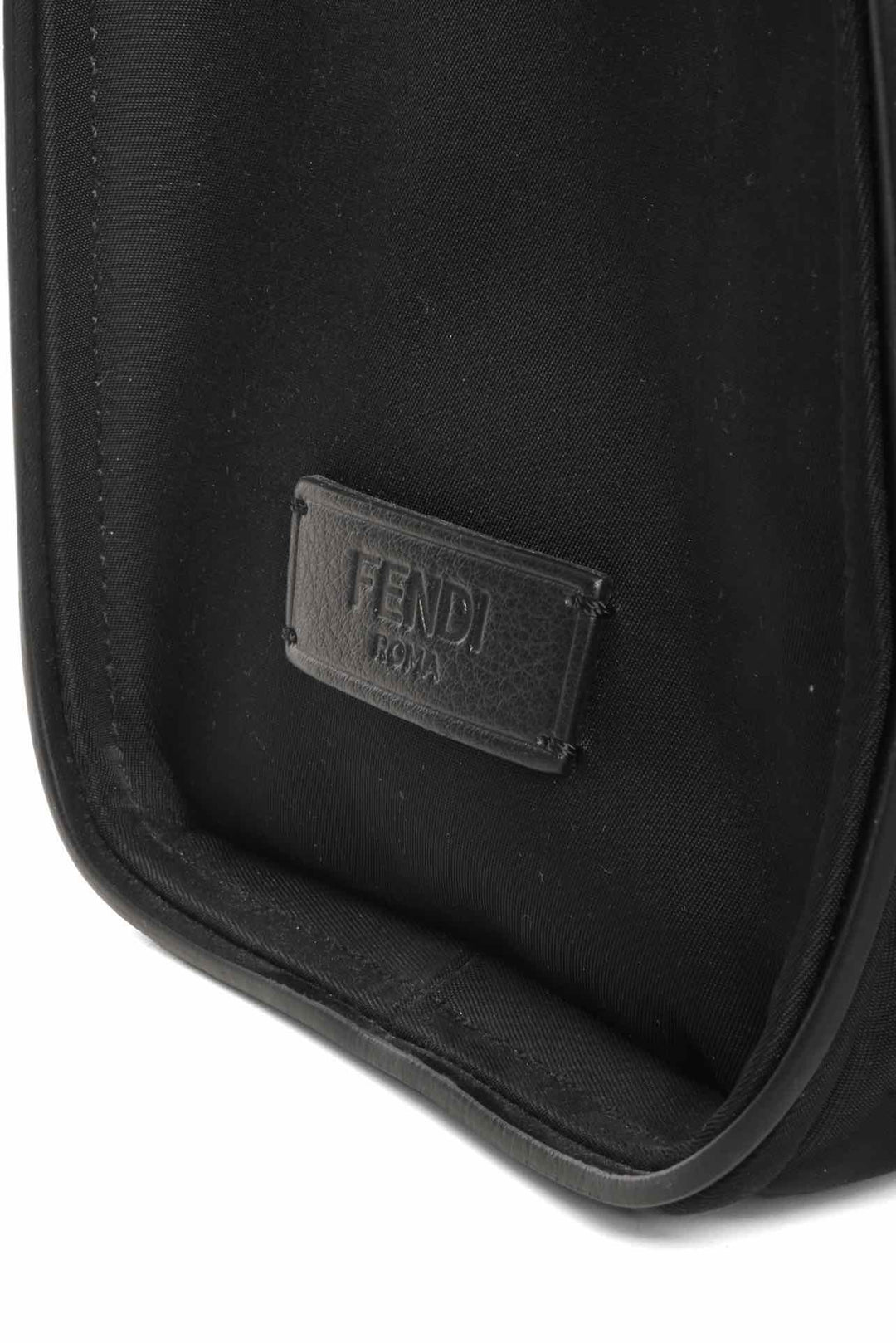 Fendi Nylon & Leather Monster Eyes Tote