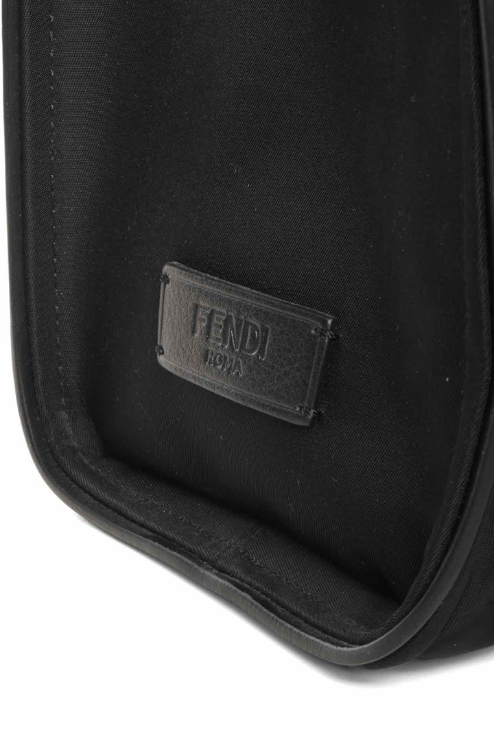 Fendi Nylon & Leather Monster Eyes Tote