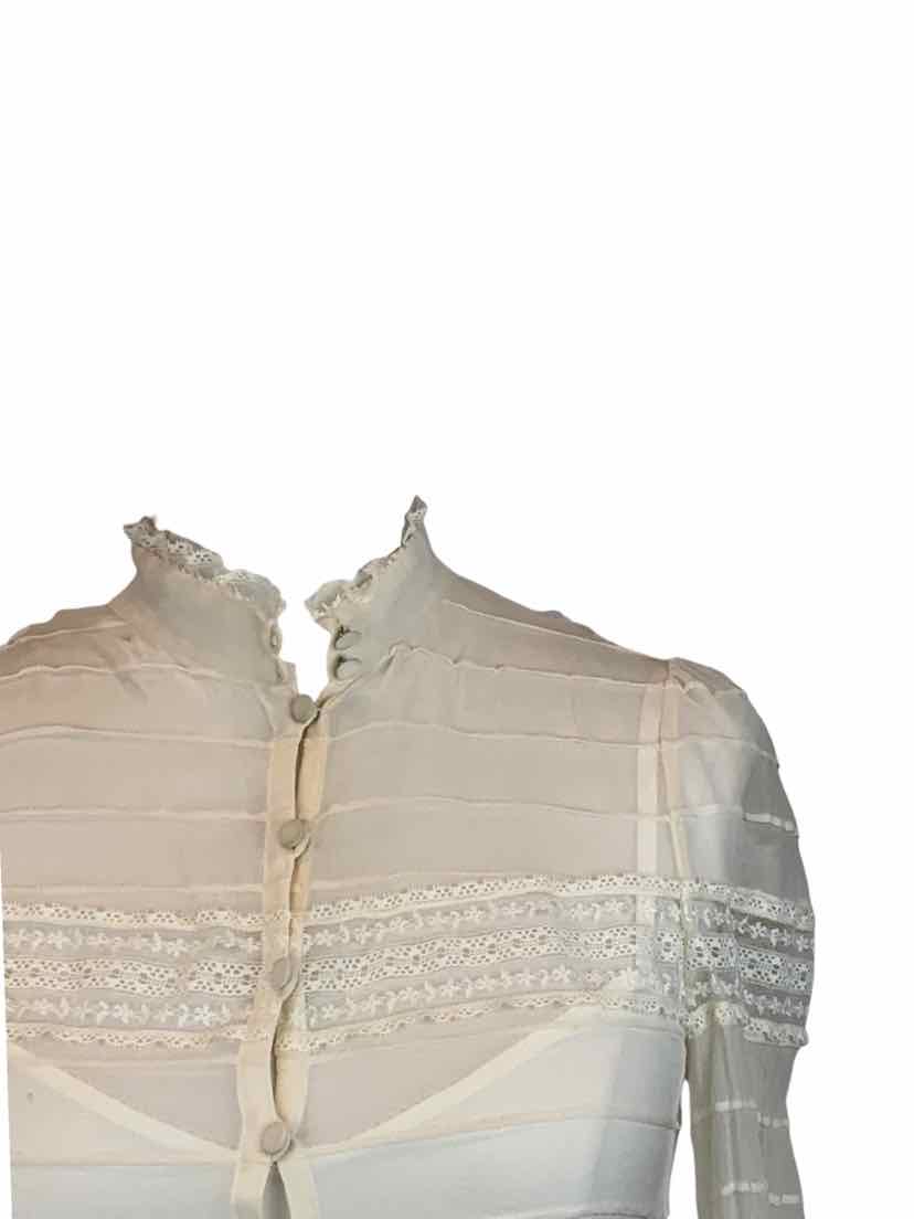 Zimmermann Size 0 Lacey Silk blouse Tops