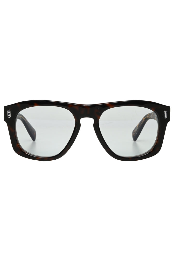 Brunello Cucinelli Men's Alke Tortoiseshell Rectangle Frame Sunglasses Eyewear