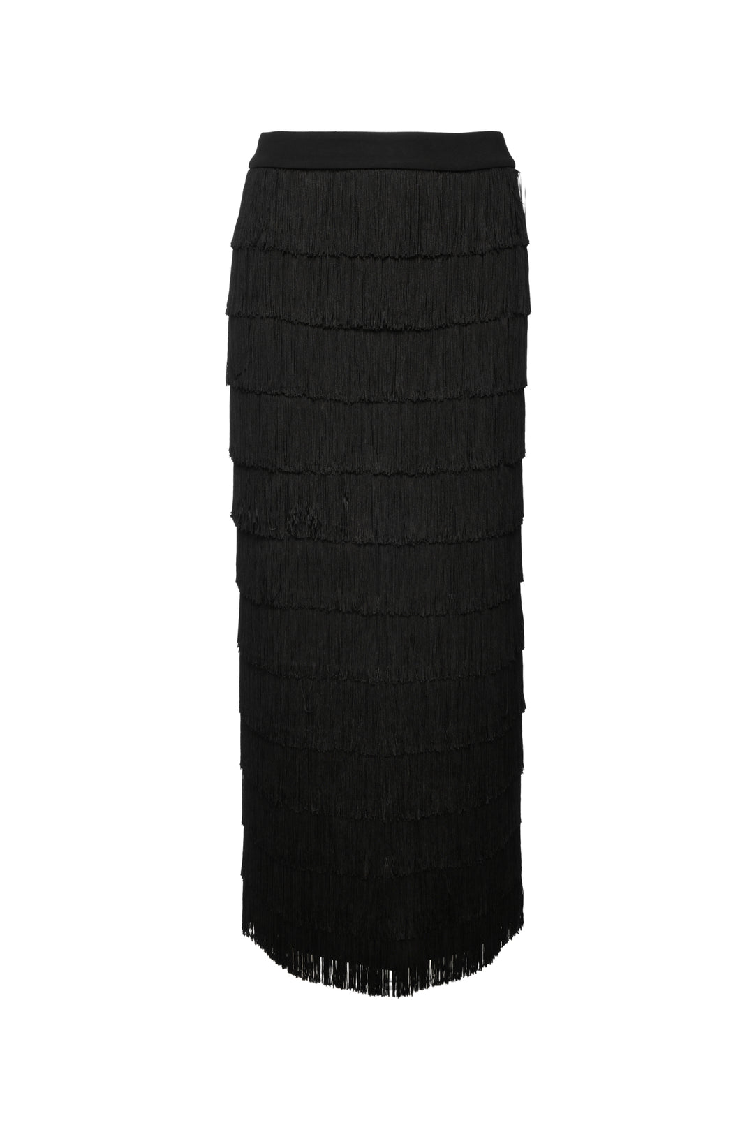 Dorothee Schumacher Size 3 Emotional Essence Fringed Tank Top & Maxi Skirt Set.