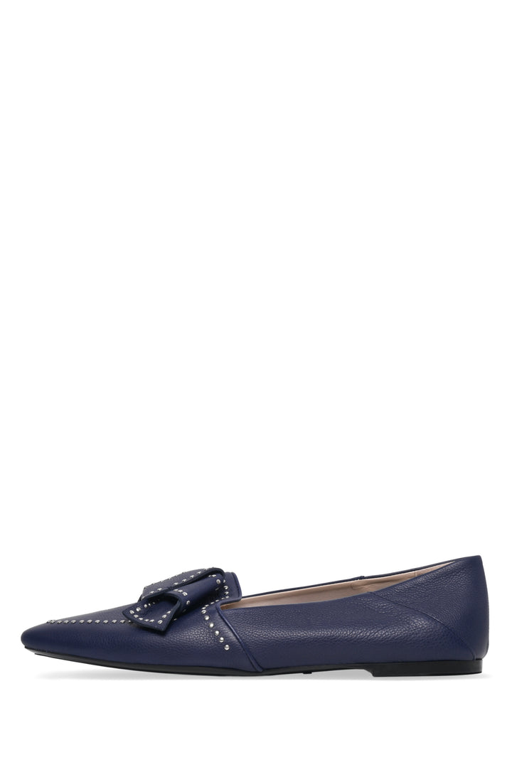 Tod's Size 40 Studded Leather Flats