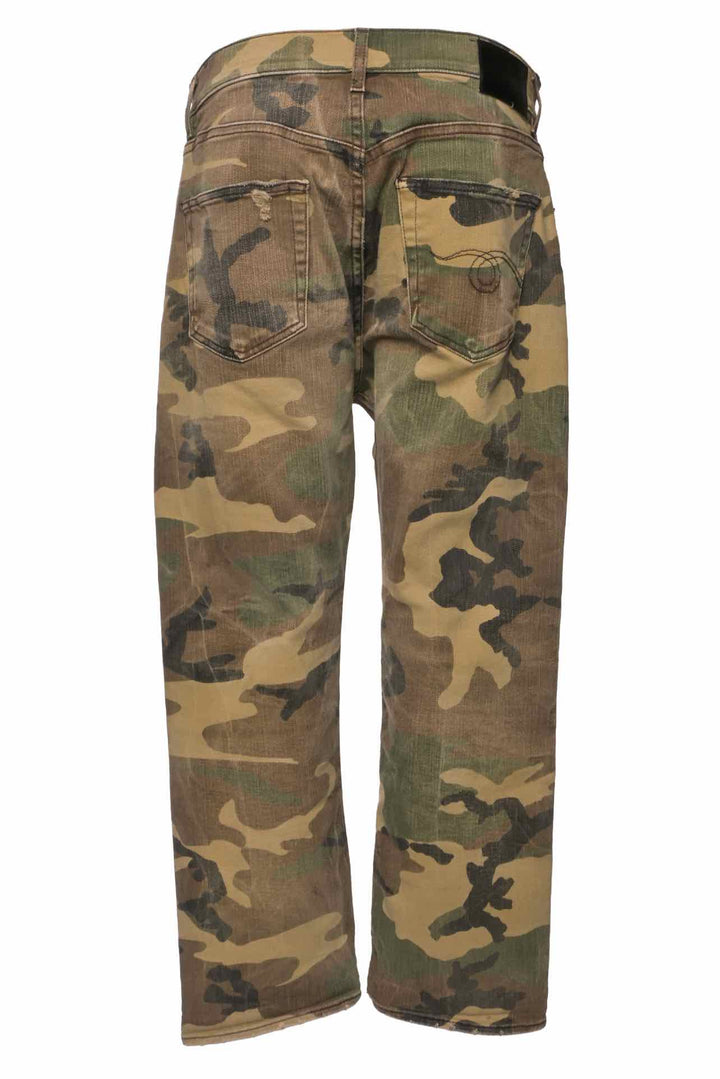 R13 Size 28 Camouflage Boyfriend Jeans