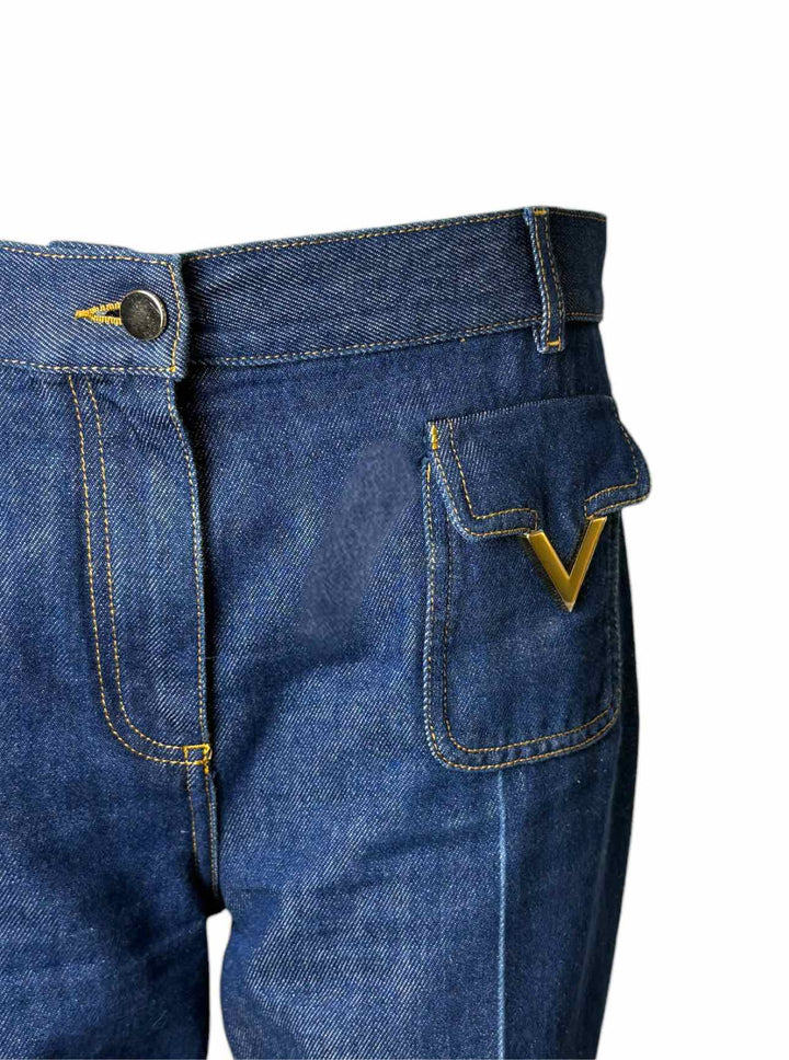 Valentino Size 29 Patch Pocket Jeans