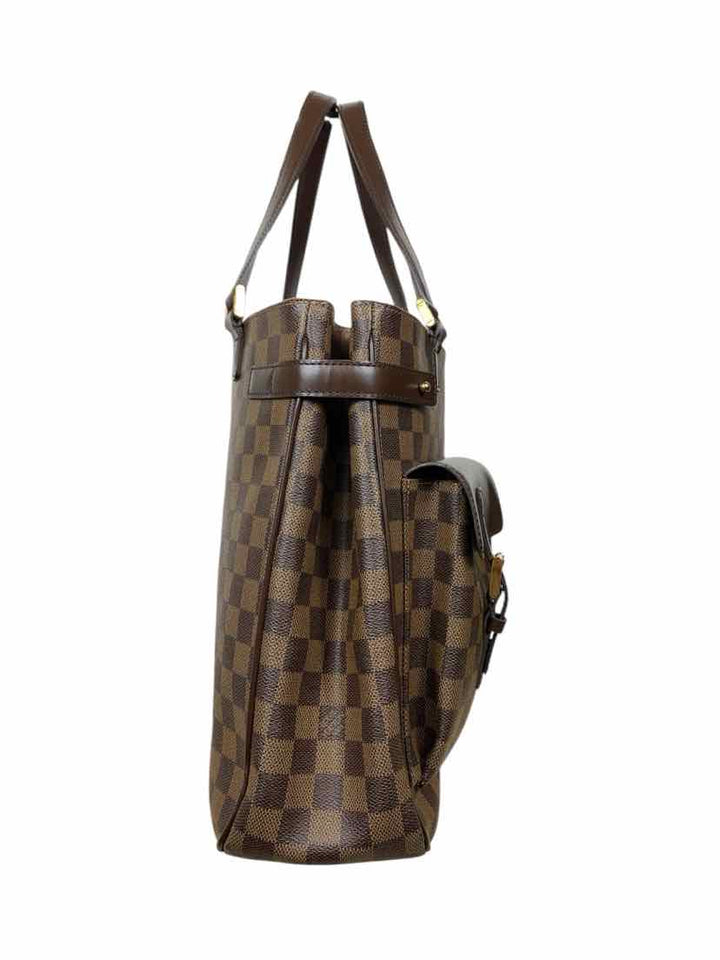 Louis Vuitton 2005 Damier Ebene Uzes Tote