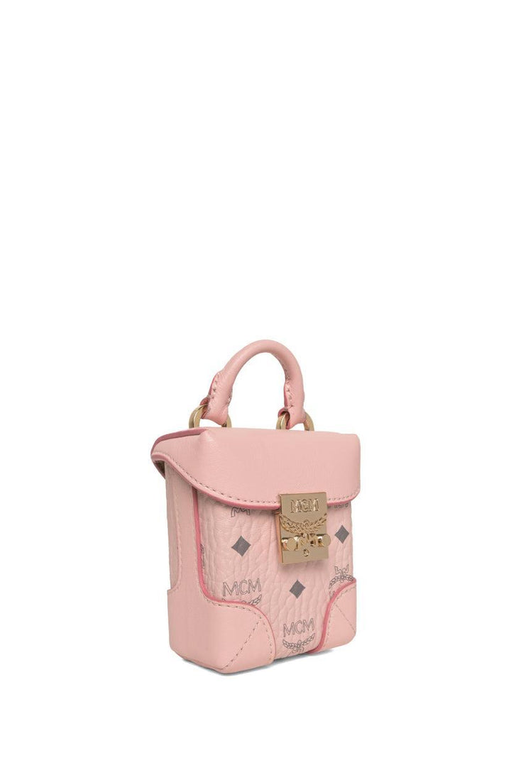 MCM Visetos Mini Soft Berlin Bag Charm Crossbody