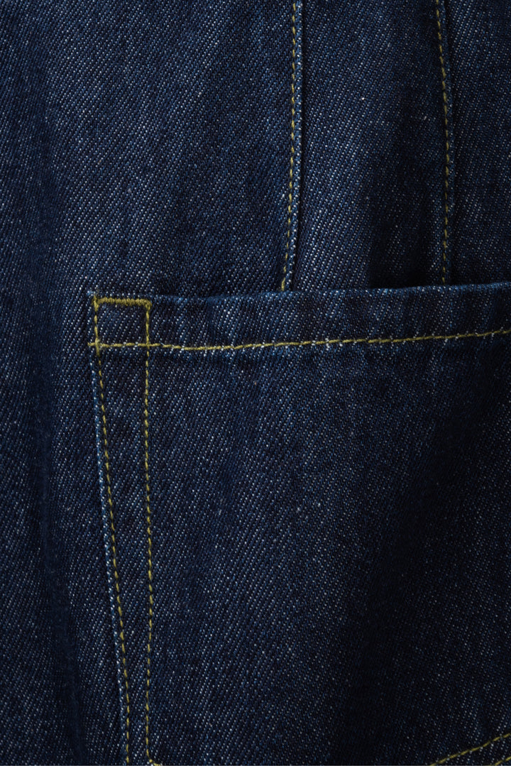 Dries Van Noten Size 40 Denim Midi Skirt