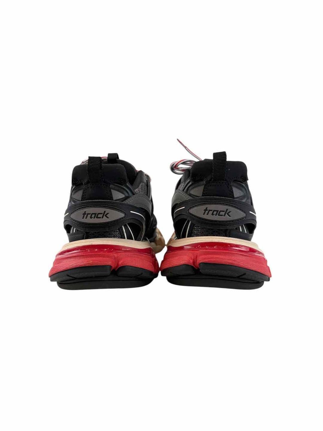 Balenciaga Size 8 Track Black Red Sneaker