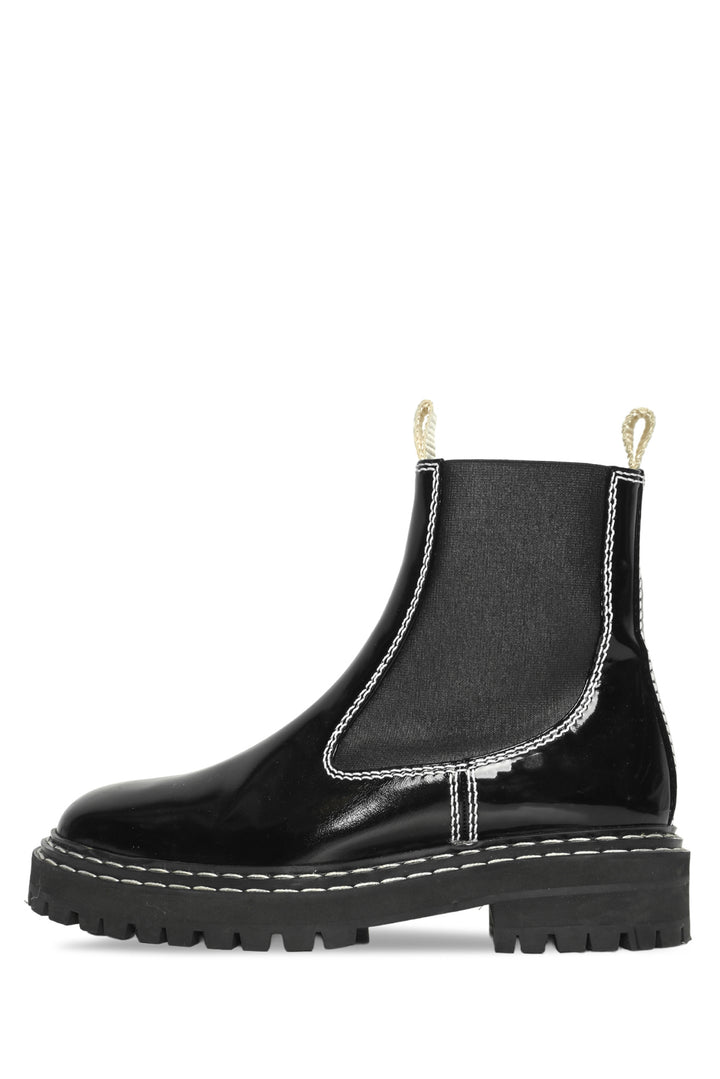 Proenza Schouler Size 40 Leather Chelsea Ankle Boots