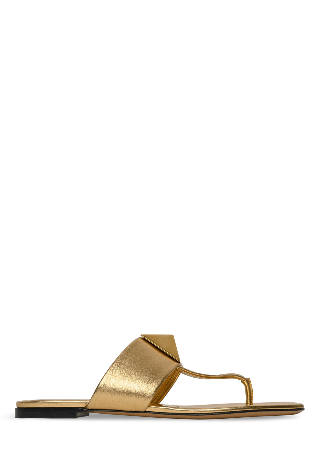 Valentino Size 36 One Stud Leather Thong Sandals