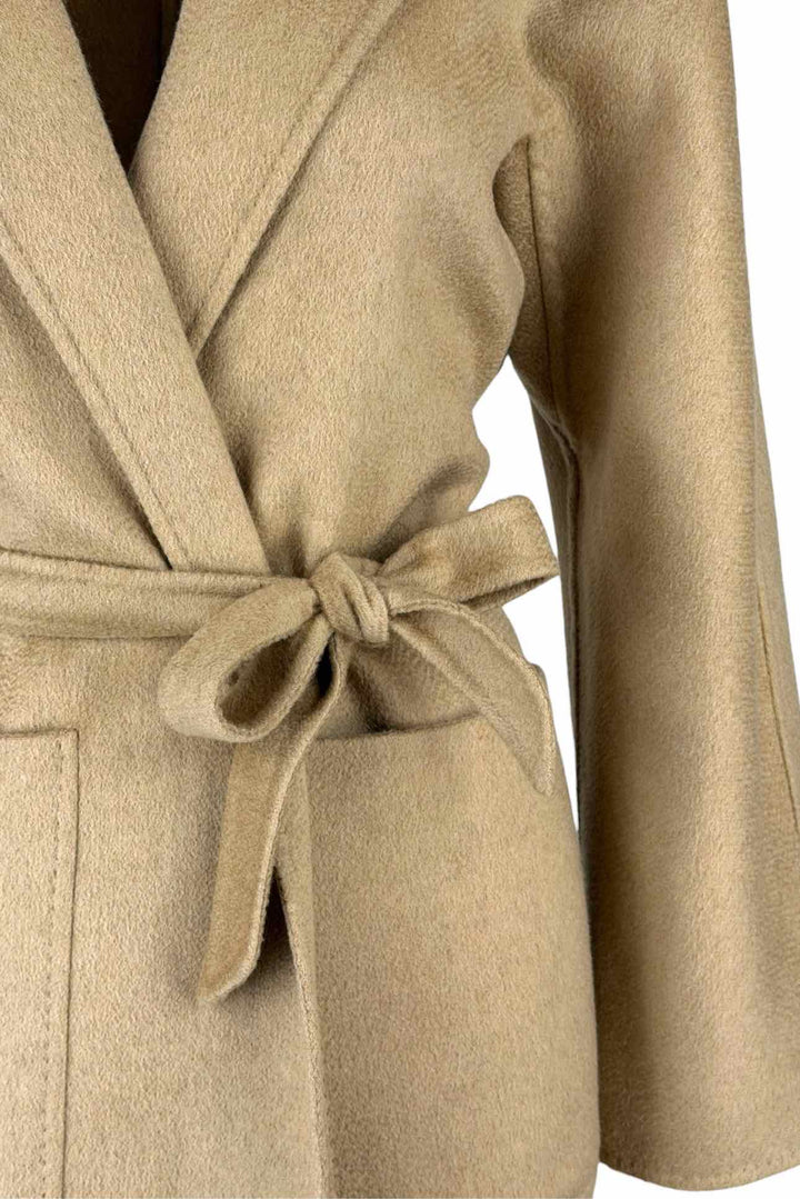 Max Mara Size 8 Midi Cashmere Cardigan Coat