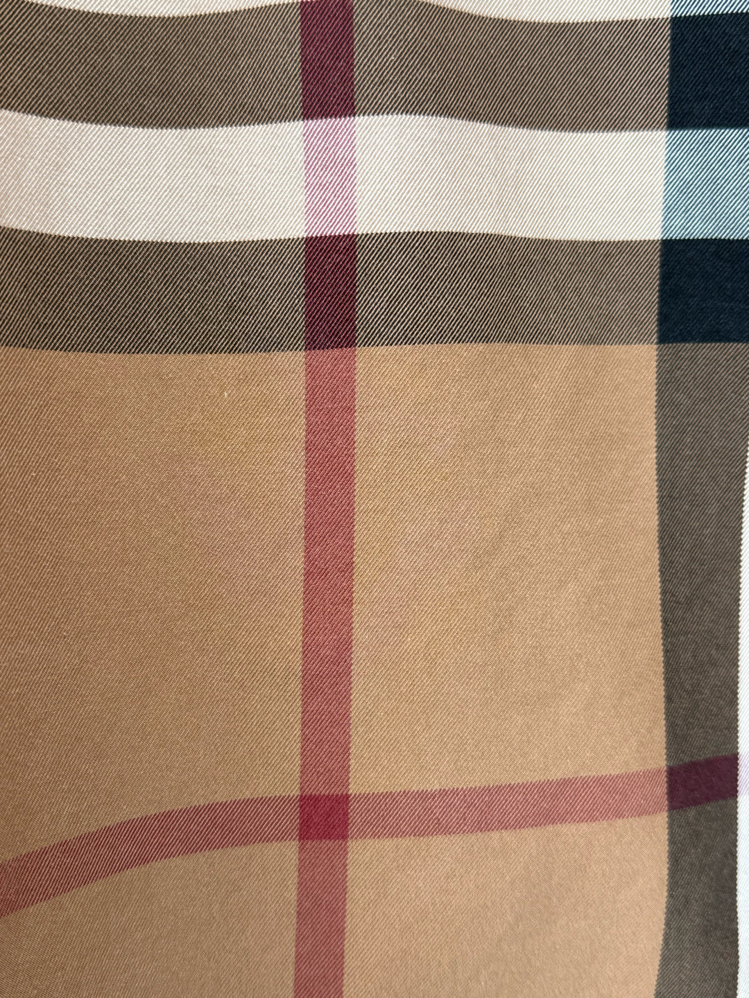 Burberry Size XS Plaid Back Sweatshirt