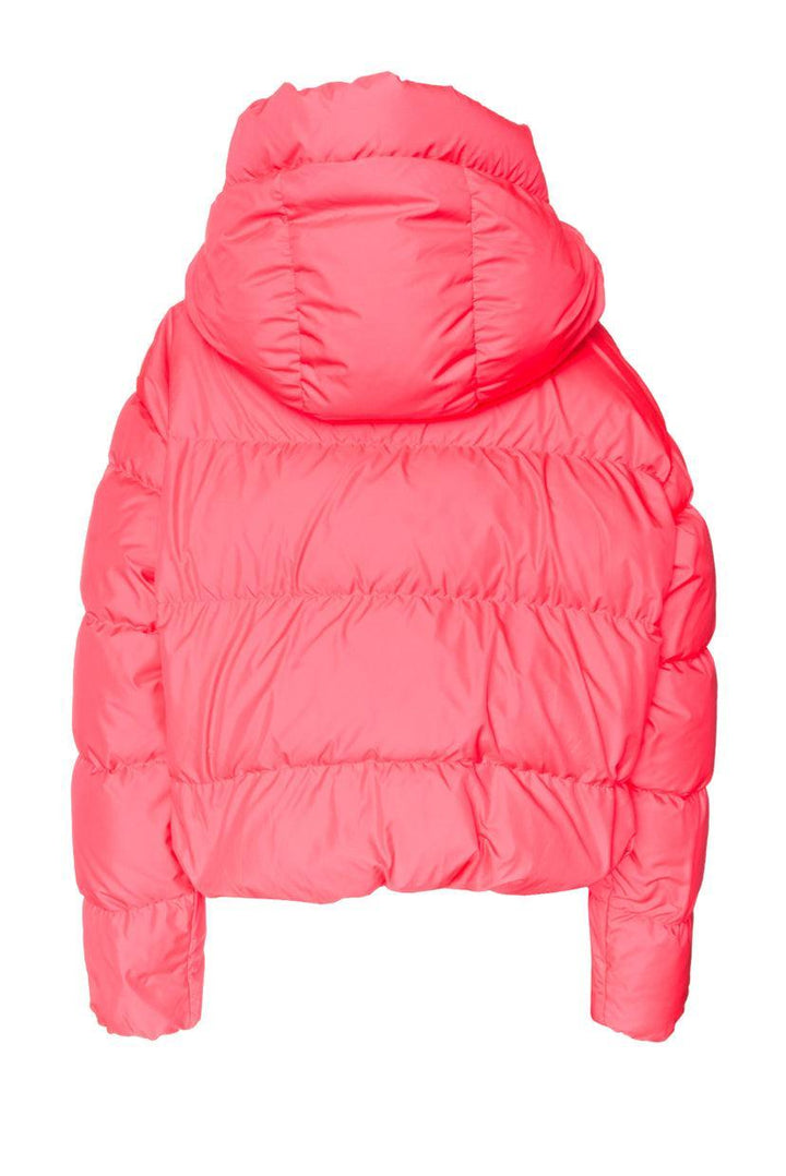 Bacon Size M Cloud Hooded Quilted Down Jacket