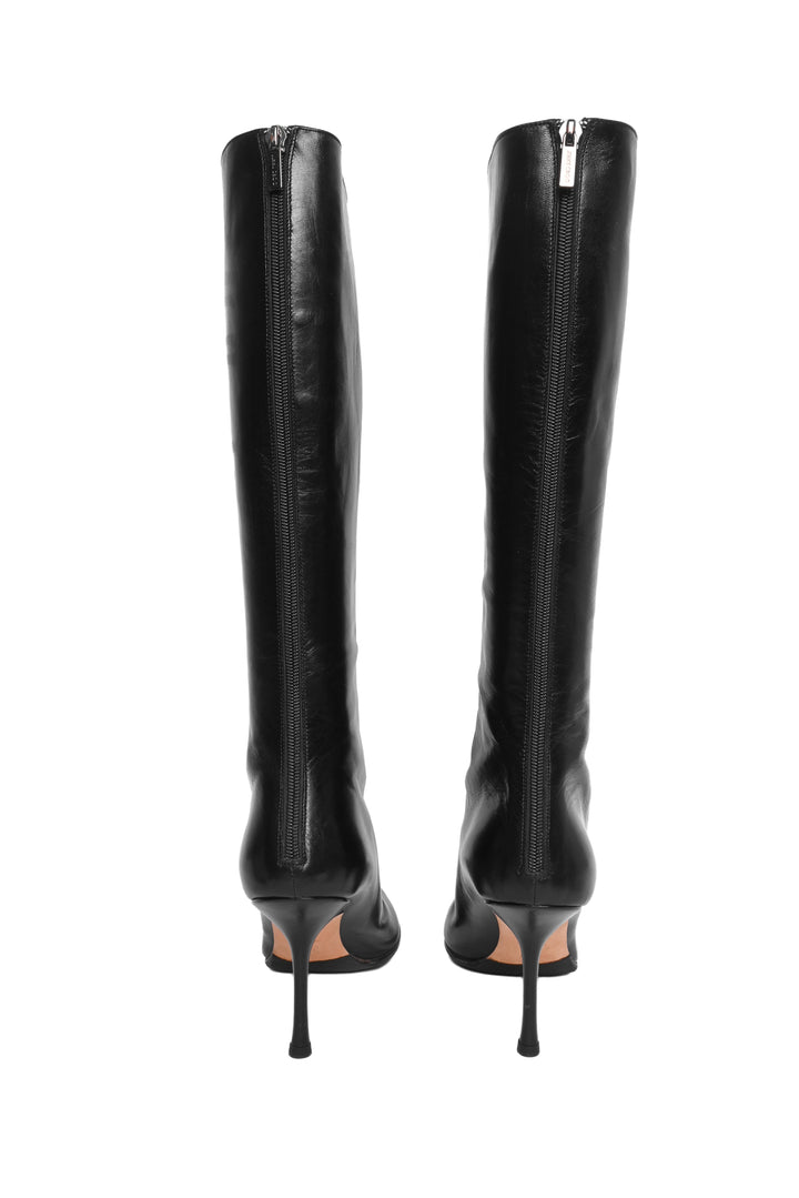 Jimmy Choo Size 41 Agathe Knee Boot Leather Boots