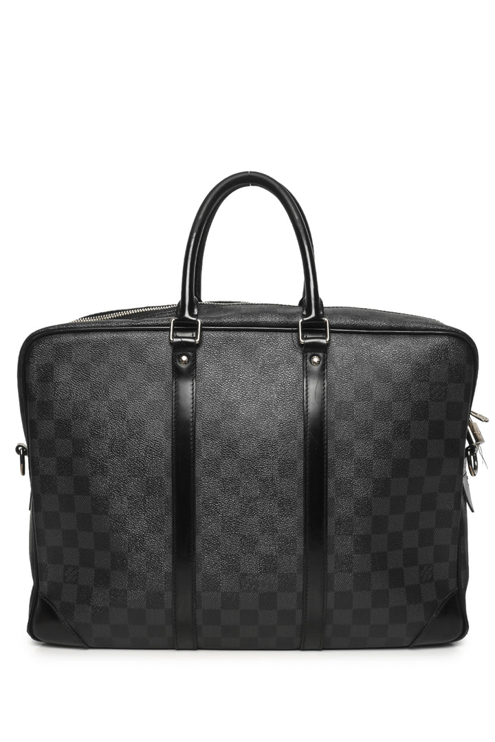 Louis Vuitton Damier Graphite Porte-Documents Voyage GM Briefcase Shoulder Bag
