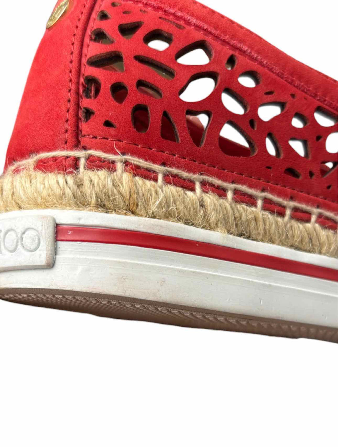 Jimmy Choo Size 35.5 Leather Espadrille Flats