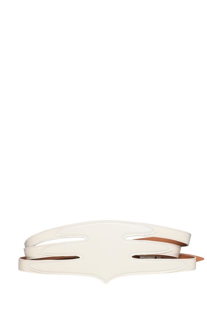 Alaia Size 0 Multi Buckle Leather Belt