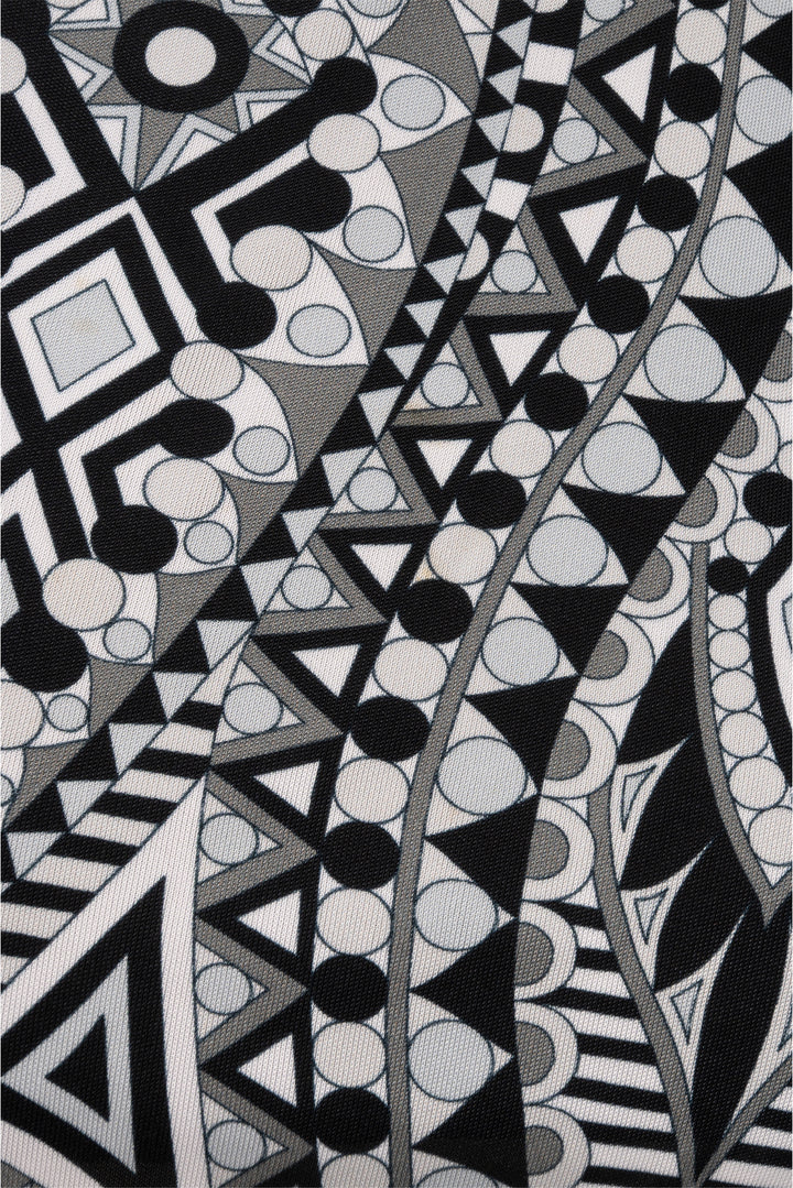 Emilio Pucci Size 10 Viscose Print Sleeveless Dress