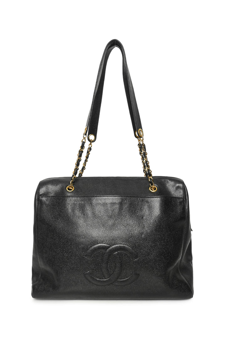 Chanel 1997-1999 Vintage CC Timeless Dome Tote