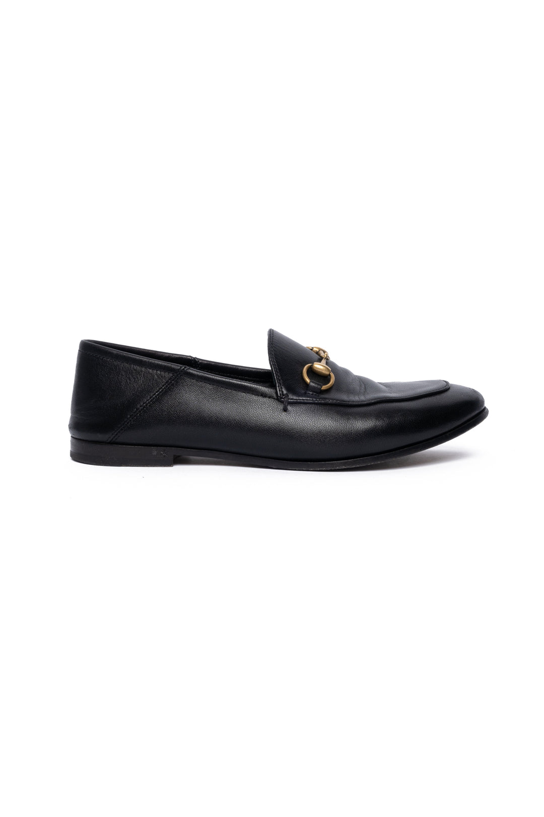 Gucci Size 36.5 Horsebit Leather Loafers