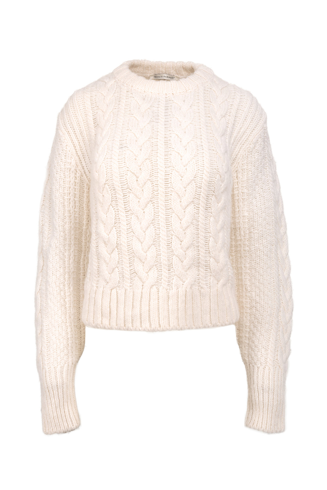 Cecilie Bahnsen Size XS/S Geneva Open-Back Cable Knit Sweater