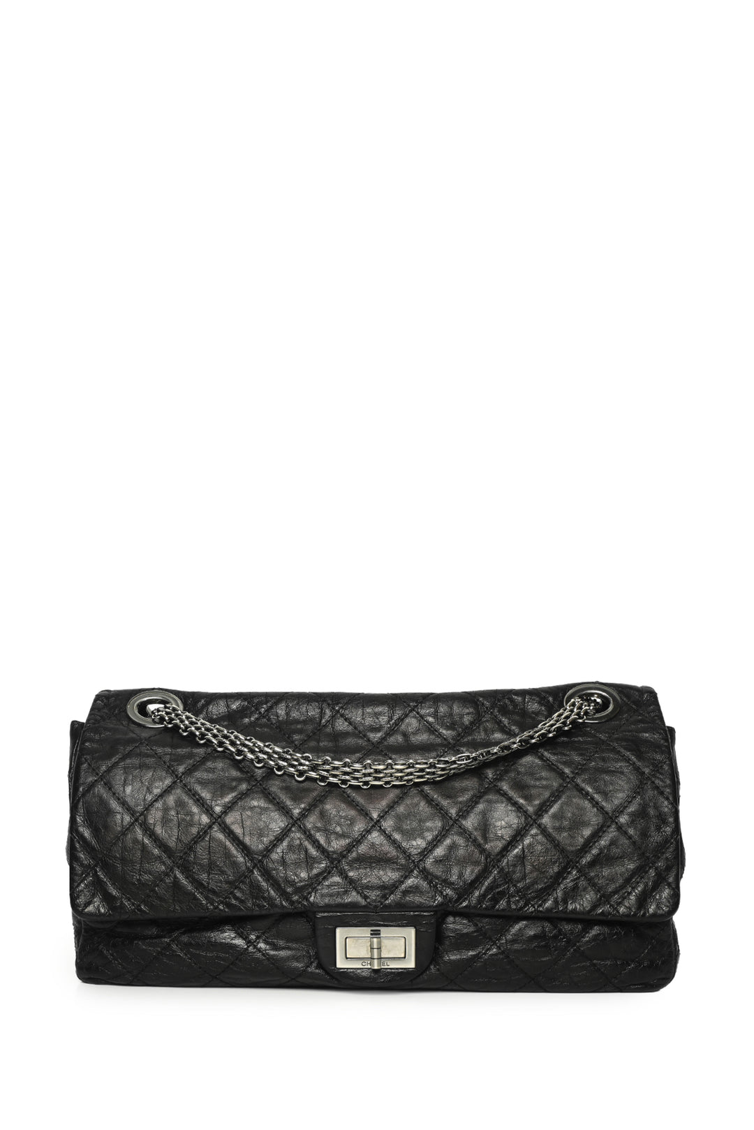 Chanel 2008-2009 Quilted Aged Calfskin 2.55 Reissue Flap Shoulder Bag