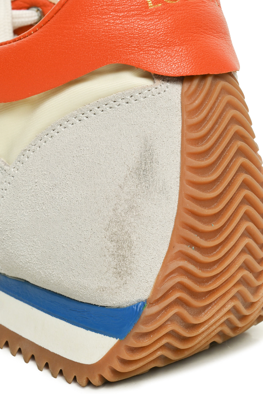 Loewe Size 45 Men's Flow Runner Suede Trimmed Sneakers