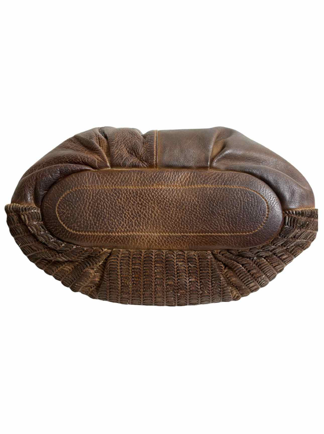 Giancarlo Nevola Distressed Cutout Leather Purse