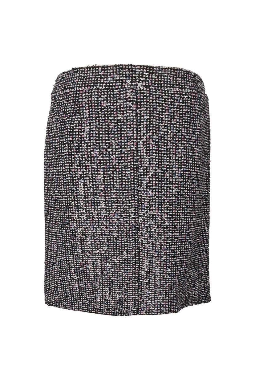 Chanel Size 36 Sequin & Tweed Embellish Mermaid Mini Skirt