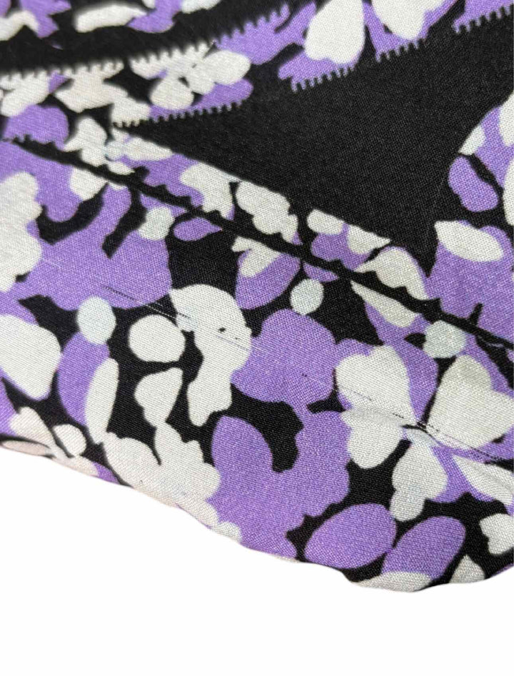 Etro Size 46 Floral Print Silk Dress