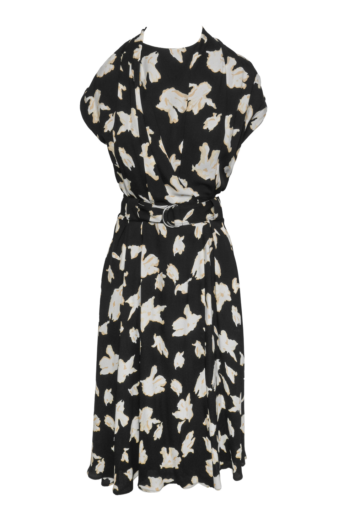Proenza Schouler Size 4 Floral Georgette Midi Dress