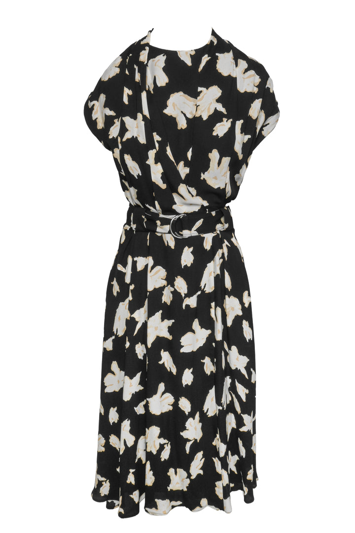 Proenza Schouler Size 4 Floral Georgette Midi Dress
