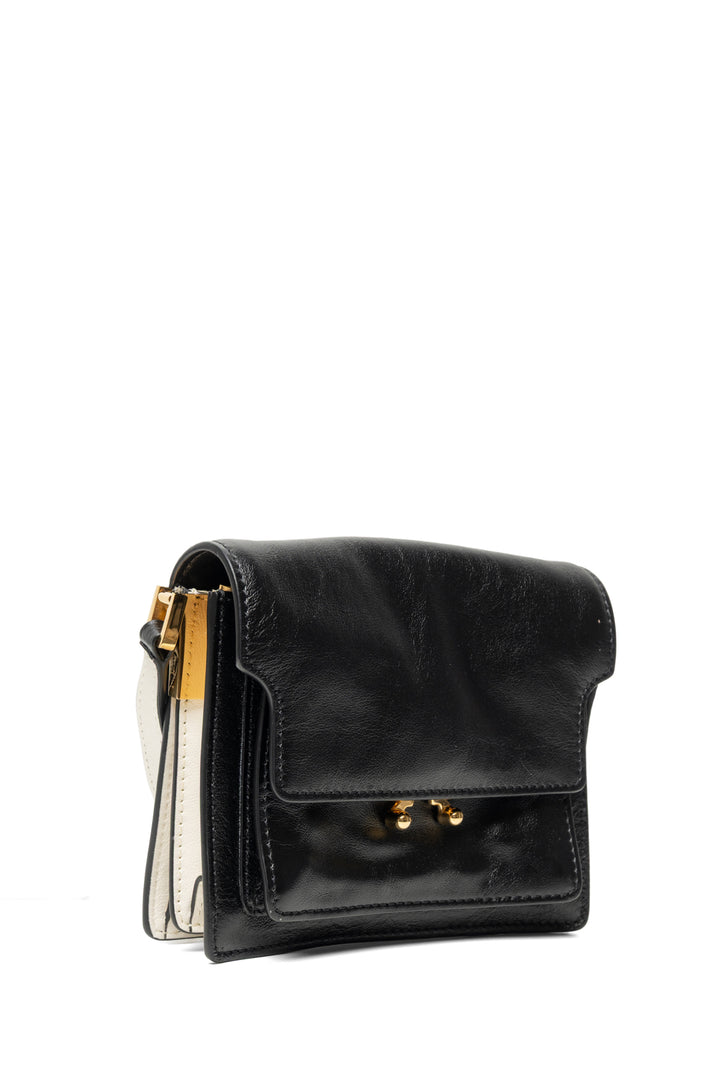 Marni Two-Tone Leather Mini Soft Trunk Crossbody