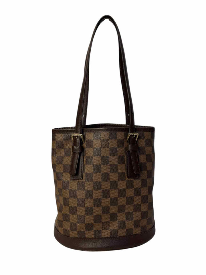 Louis Vuitton Damier Ebene Marais Bucket  Purse