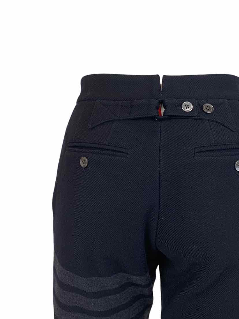 Thom Browne Size 38 Cotton Twill 4-Bar Shorts