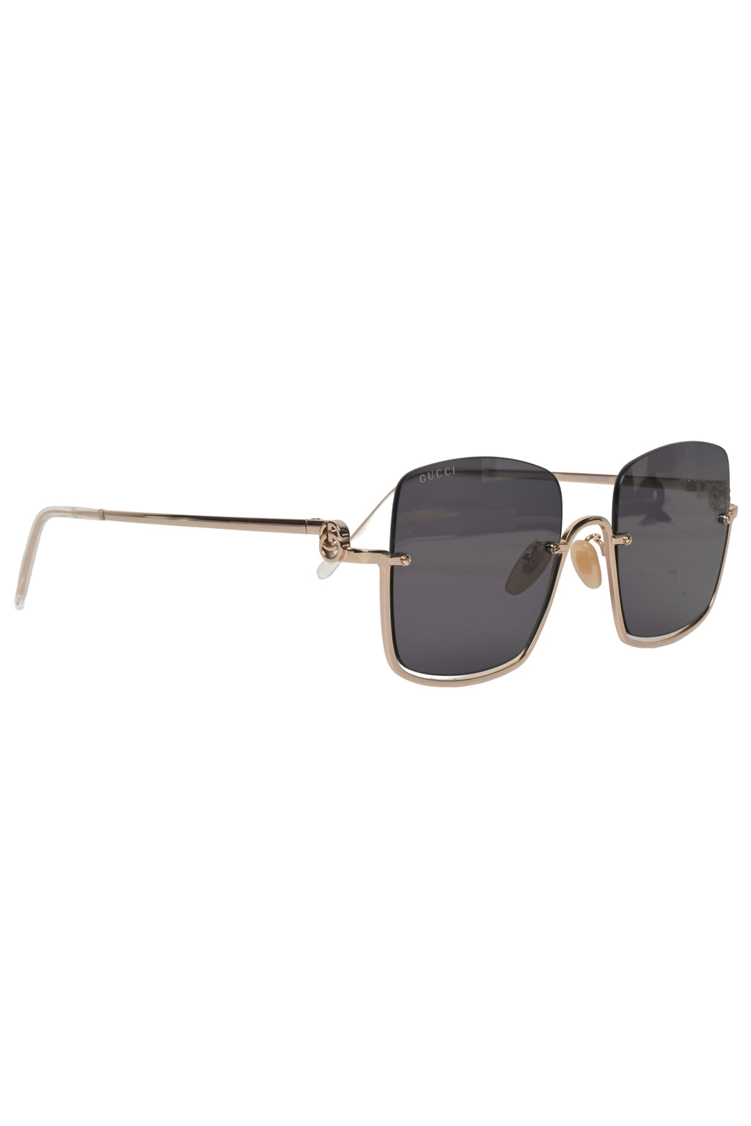 Gucci Square Frame Logo Sunglasses