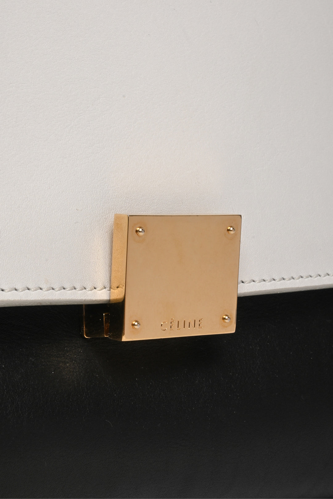 Celine 2012 Suede & Leather Medium Trapeze Purse