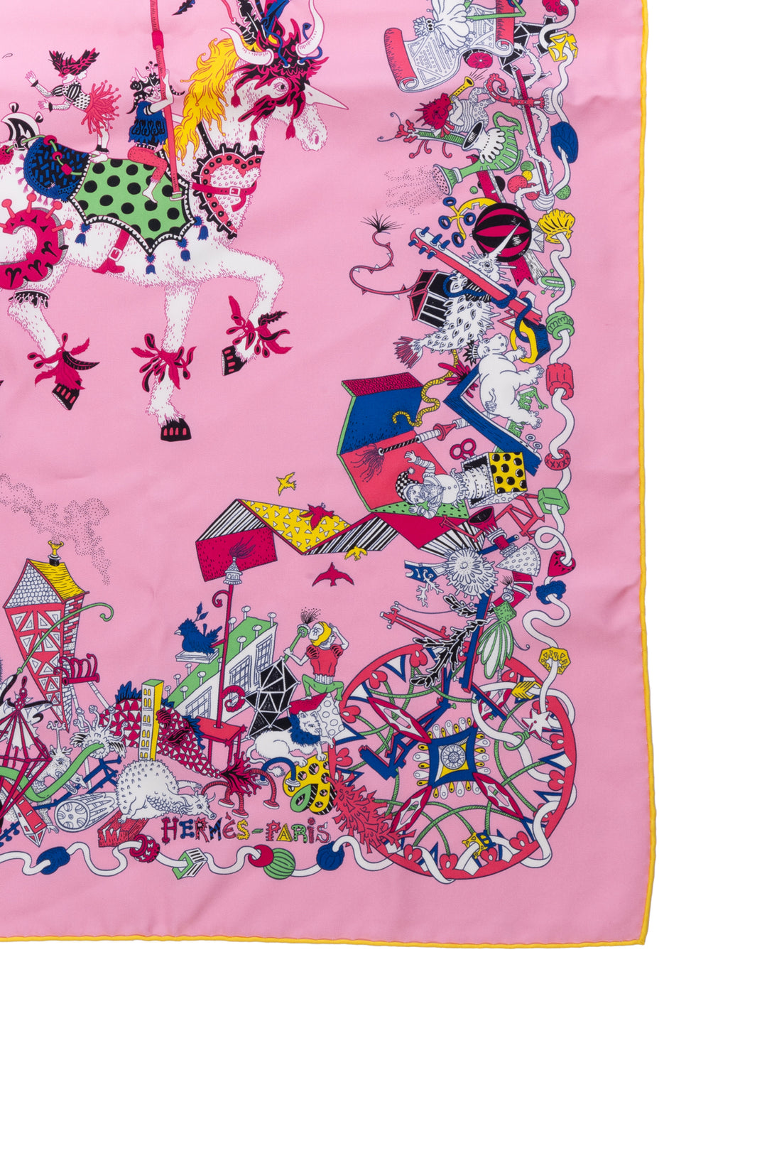 Hermes Claire Fanjul La Folle Parade Scarf