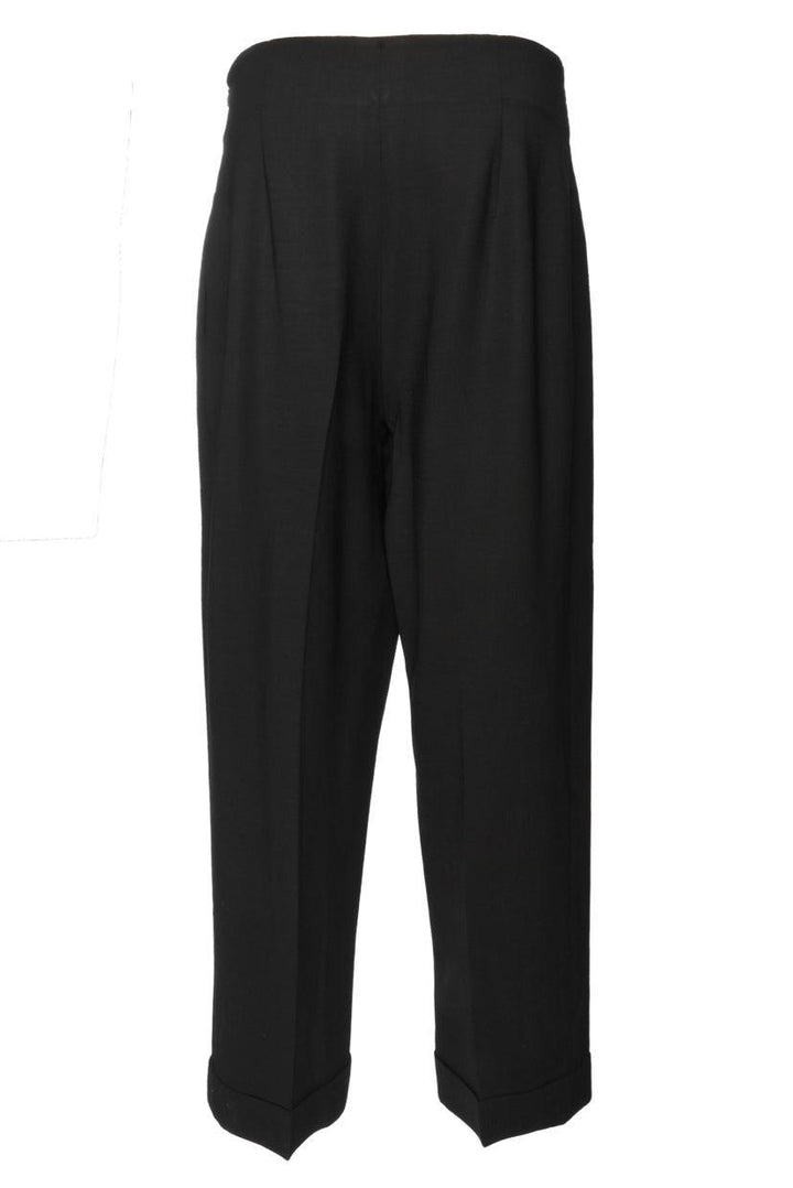 Lafayette 148 Size 8 Pleated Cuffed Wool Pants