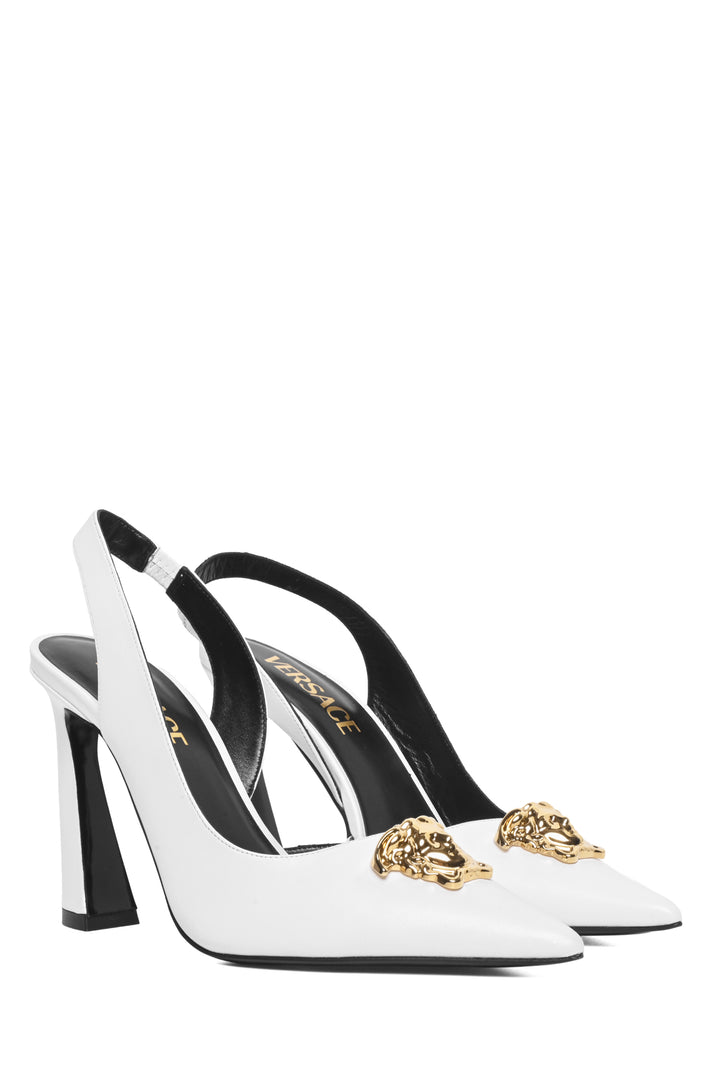 Versace Size 36 La Medusa Slingback Pumps