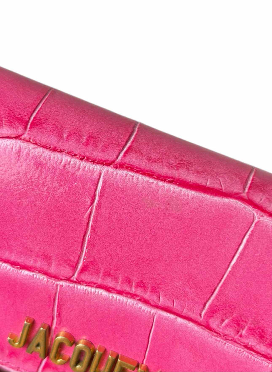 Jacquemus Le Bello Croc Embossed Leather Mini Purse