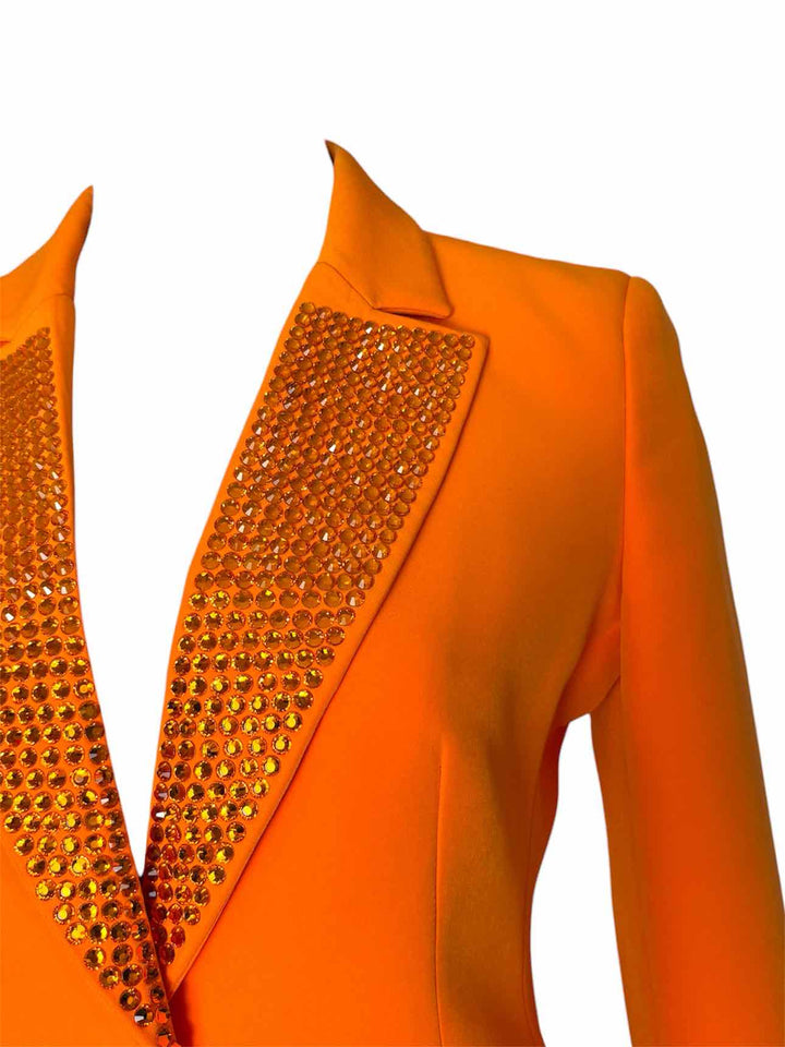Philipp Plein Size S Cady Crystal Blazer